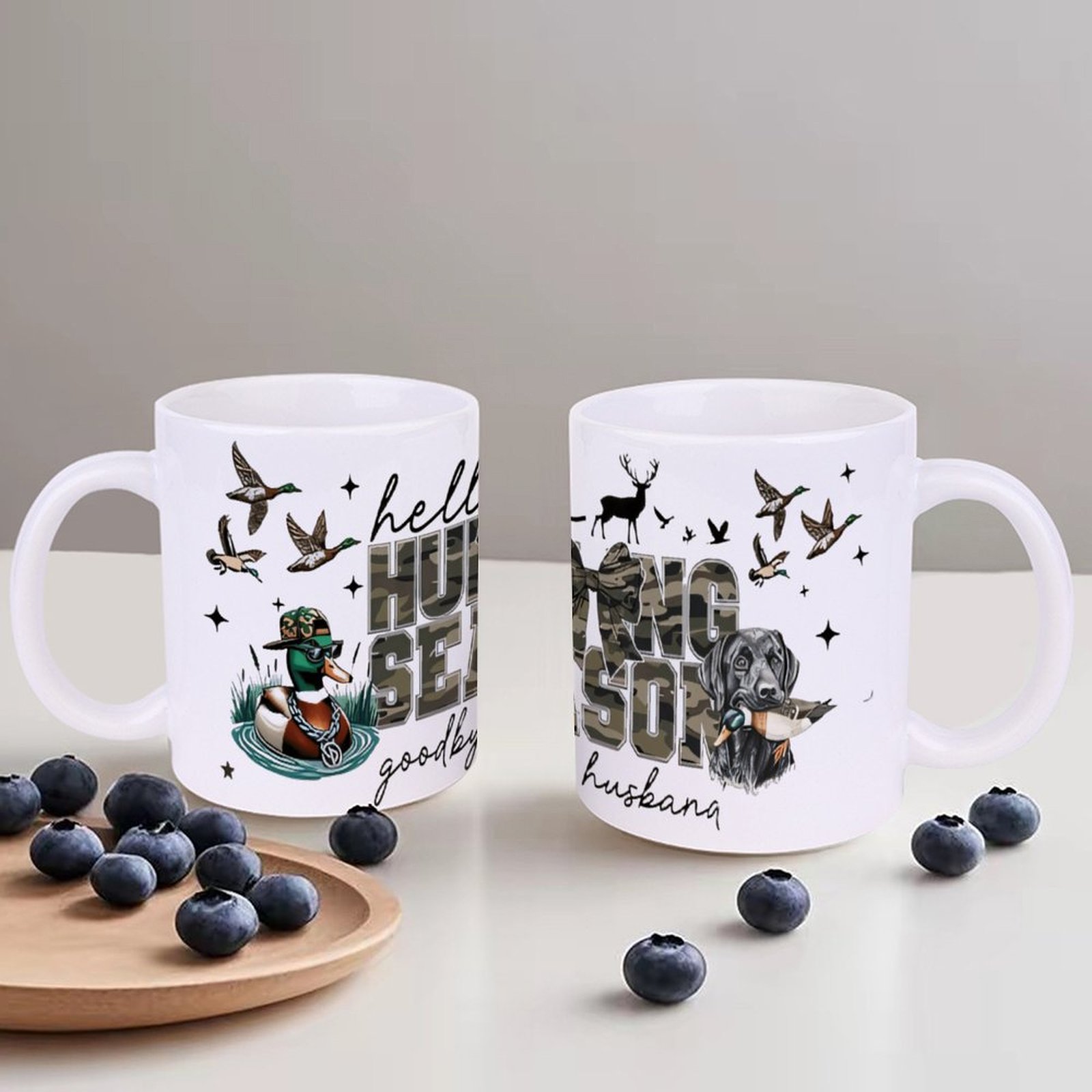 Sublimation Mug White - Hello Hunting Season Goodbye Husband Ceramic