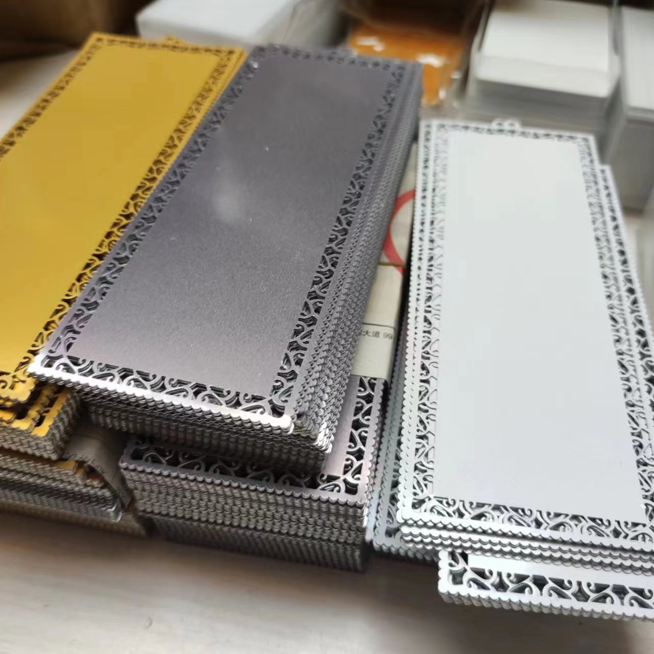 100pcs Blank Sublimation Metal - Puzzle Blank White ulasan dan harga