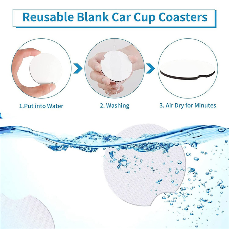 COFA-1 Set DIY Sublimation Bla - Coaster Sublimation Blank ulasan dan harga