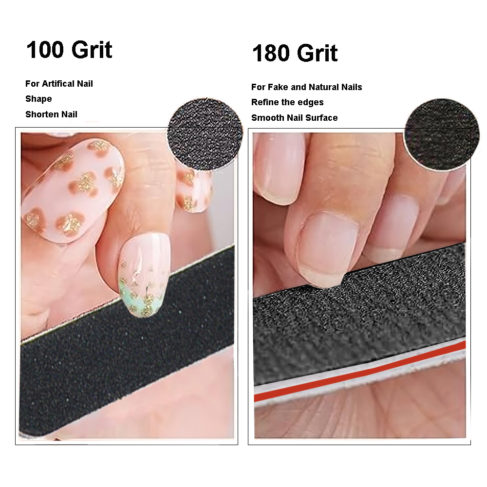 4pcs Professional Nail Files D - Photo Acrylic Block ulasan dan harga