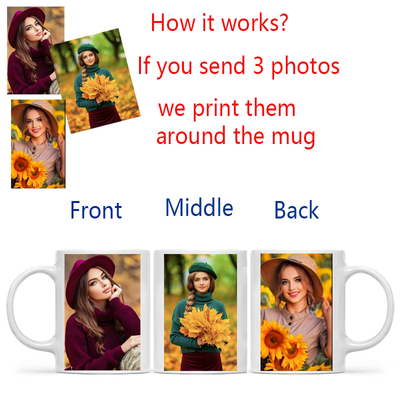 Personalized Your Photo Mug, C - Sublimation Mug White ulasan dan harga