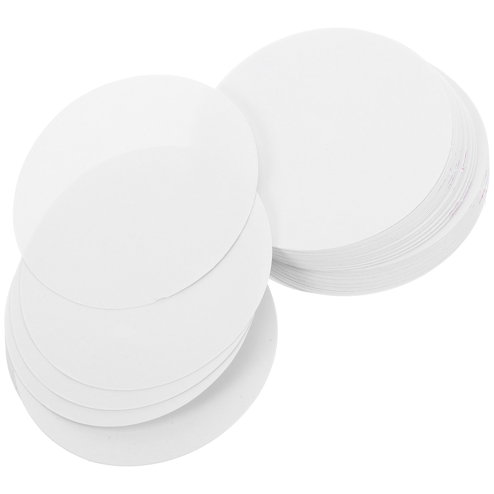 100Pcs Smooth Flat Round Blank - Button Badge Blank ulasan dan harga
