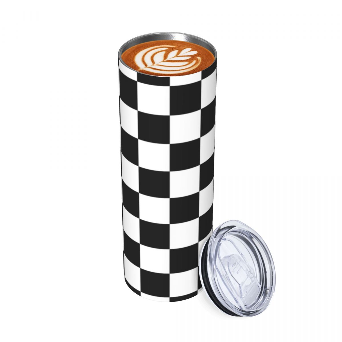 Black And White Checkerboard S - Tumbler 20Oz White ulasan dan harga