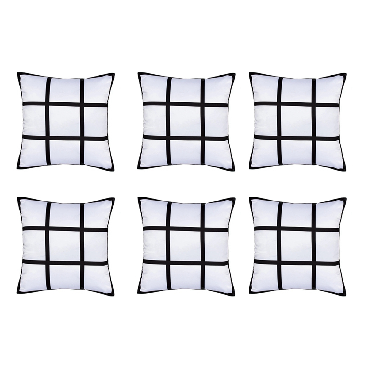 A45I 6Pcs Sublimation Blank Pa - Pillow Cover Sublimation ulasan dan harga