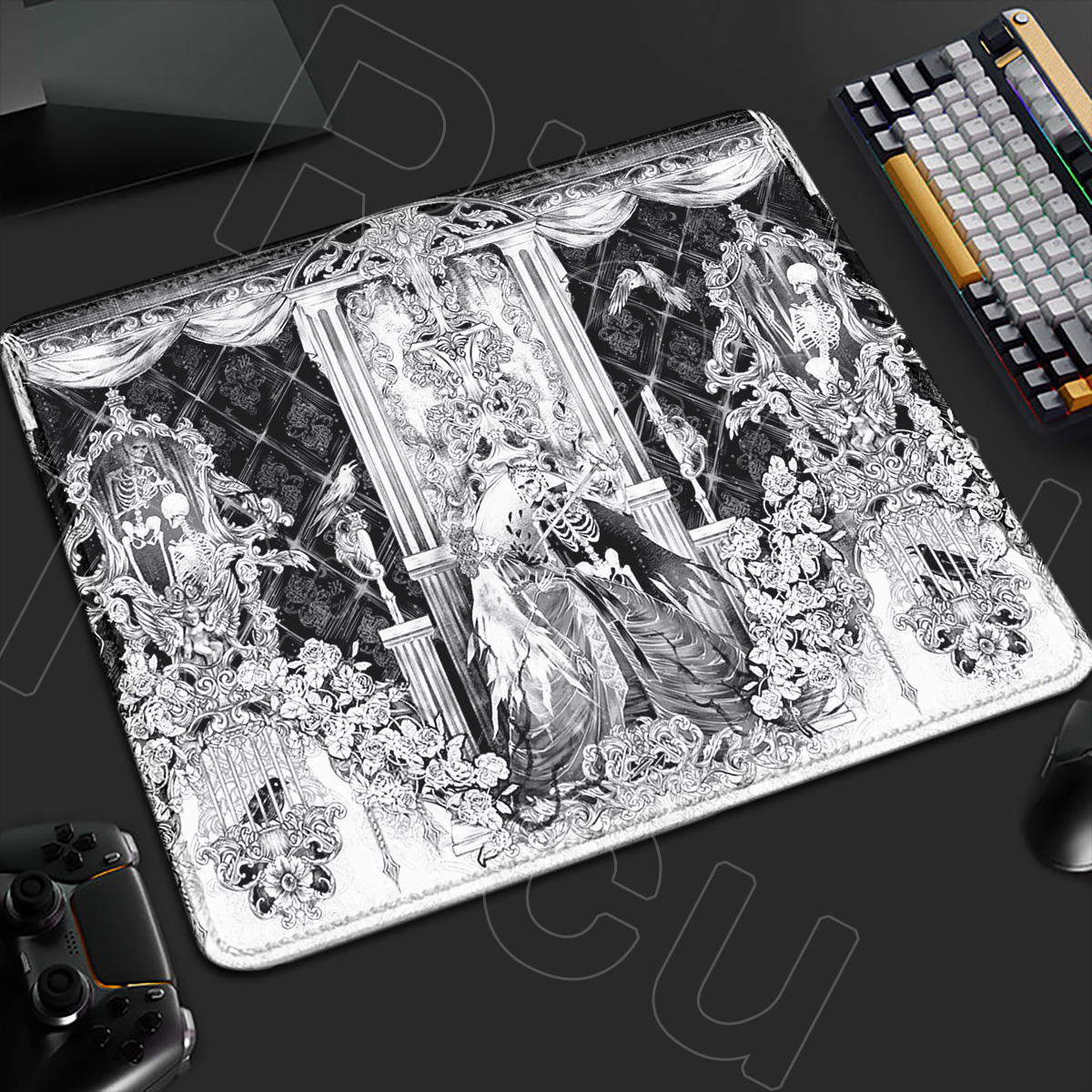 HD Retro European style Gothic - Mouse Pad Blank Sublimation ulasan dan harga