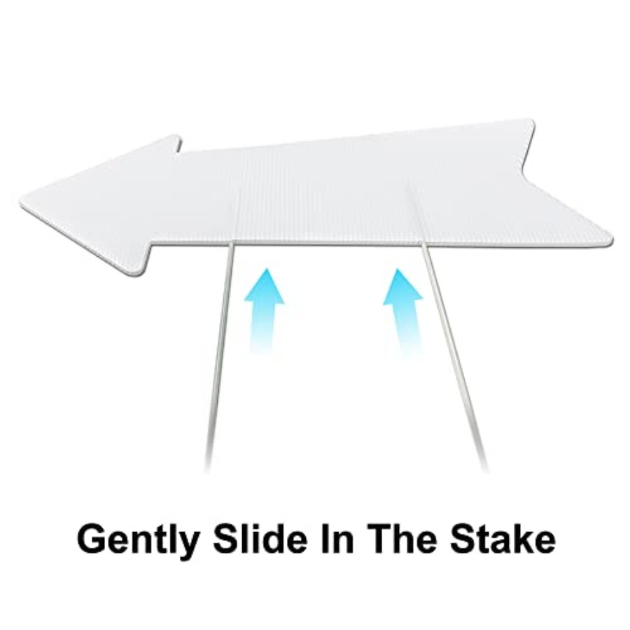 Blank Arrow Signs with Stakes  - Yard Sign Blank ulasan dan harga