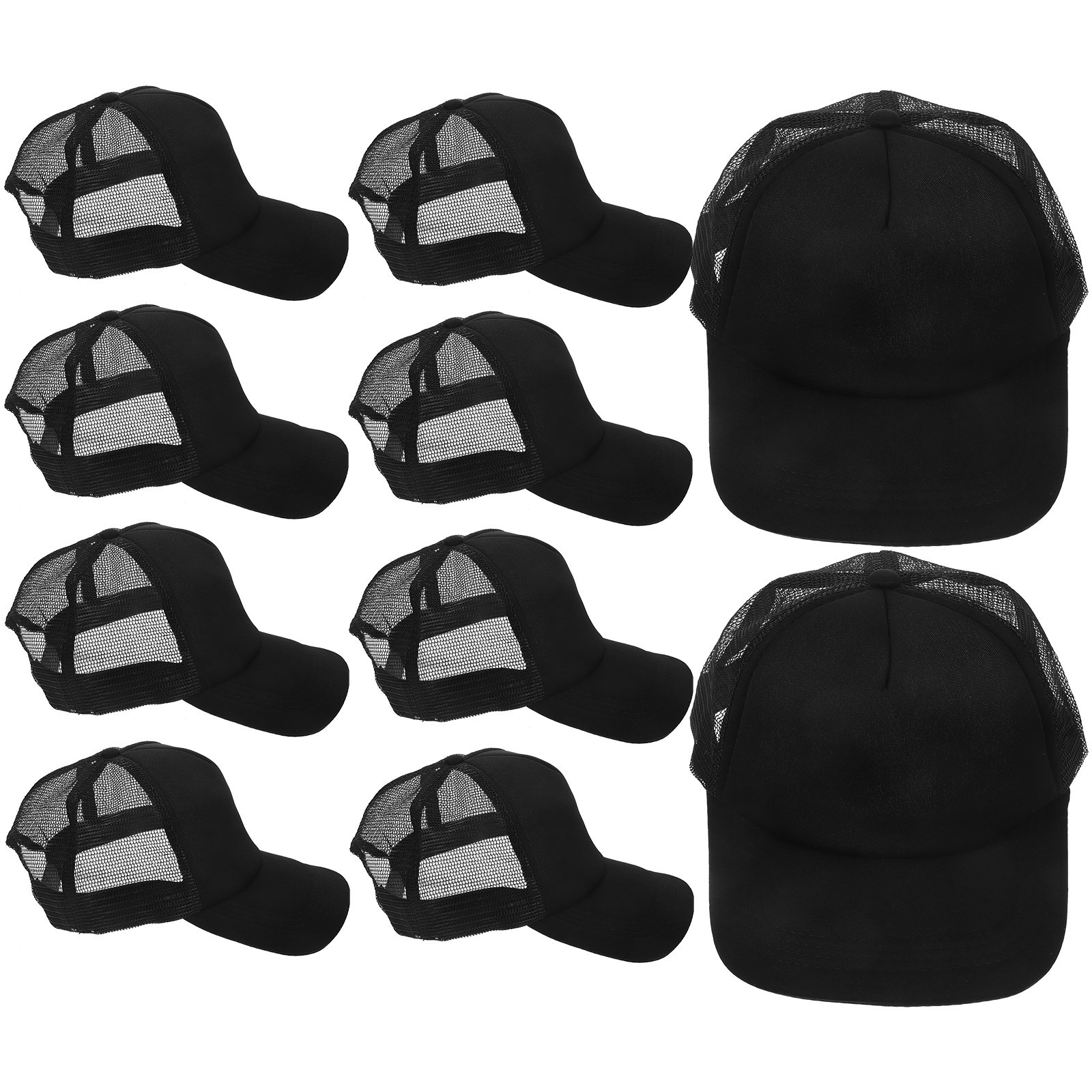 10Pcs Blank Mesh Baseball Caps - Hat Sublimation Blank ulasan dan harga