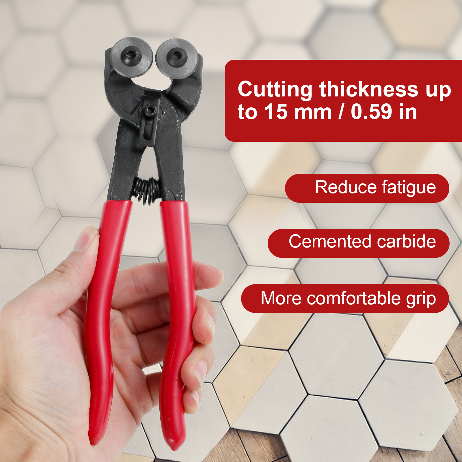 1/2 Pcs Glass Tile Nippers Set - Ceramic Tile Blank ulasan dan harga