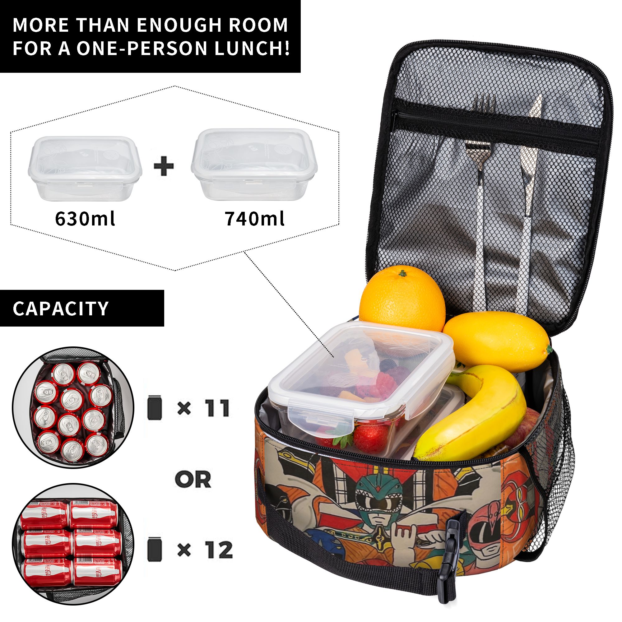 Power Rangers and Megazord Art - Tote Bag Sublimation ulasan dan harga